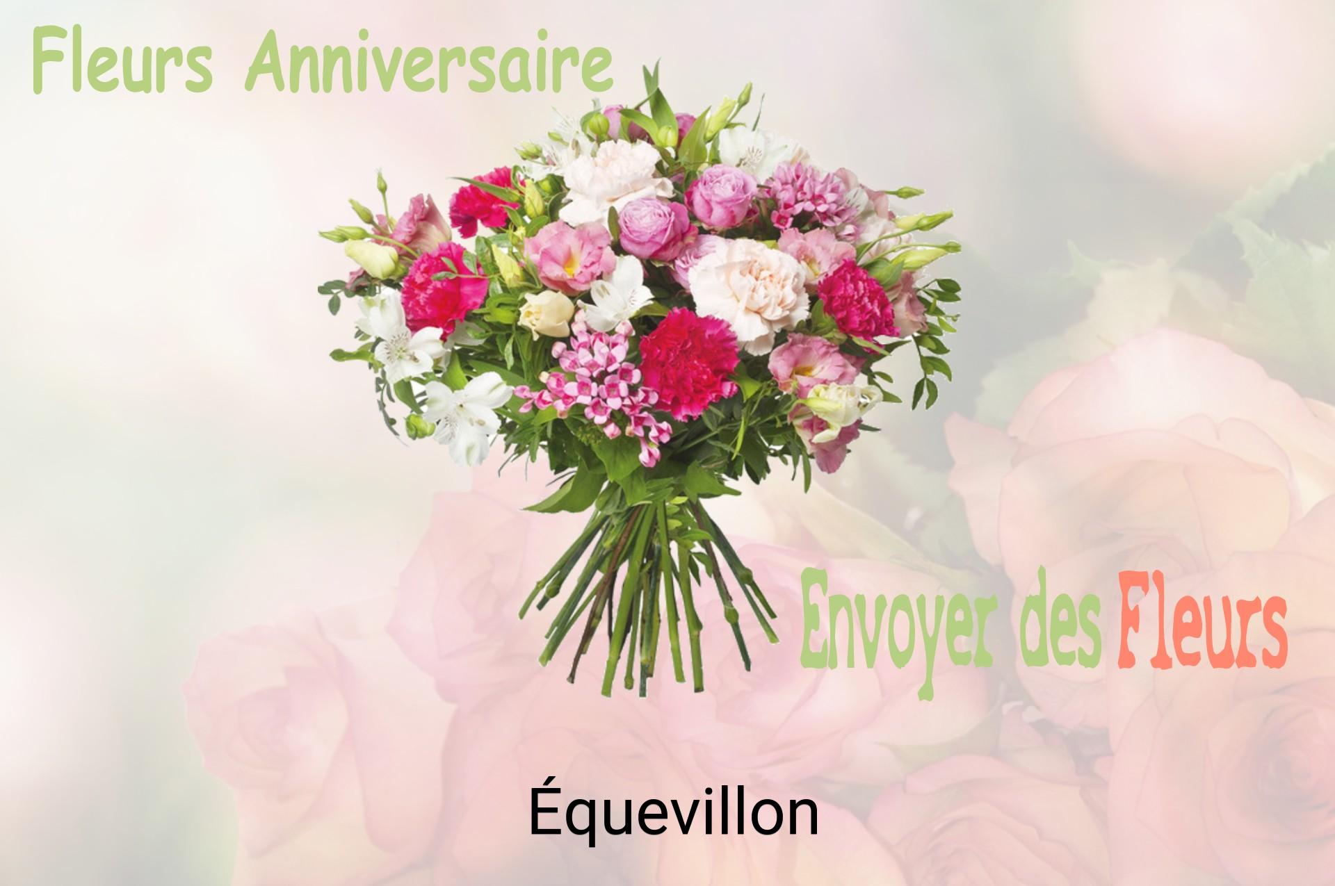 Bouquet de fleurs d’anniversaire livré à Équevillon